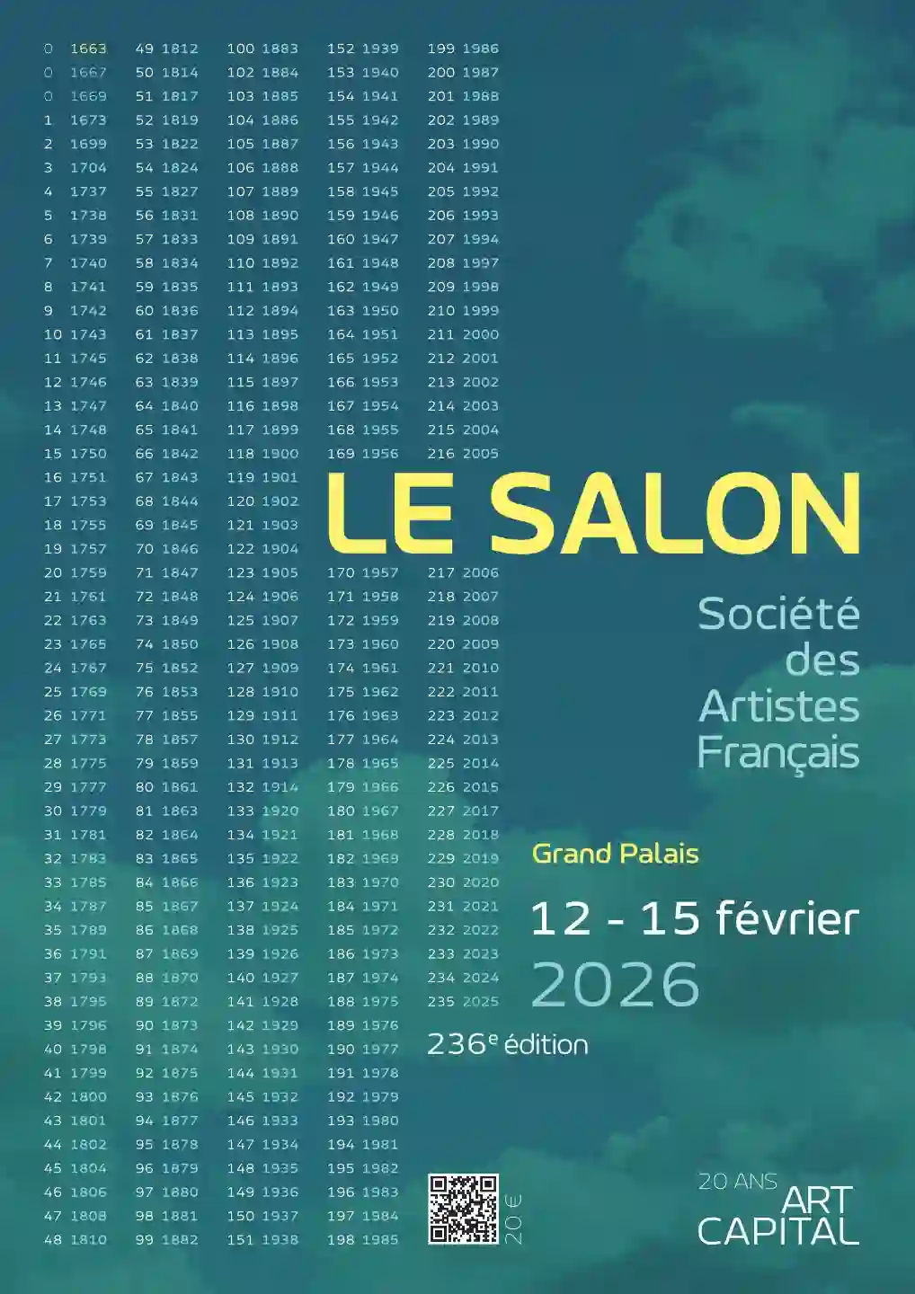 Couverture du catalogue Le Salon des Artistes Français 2026