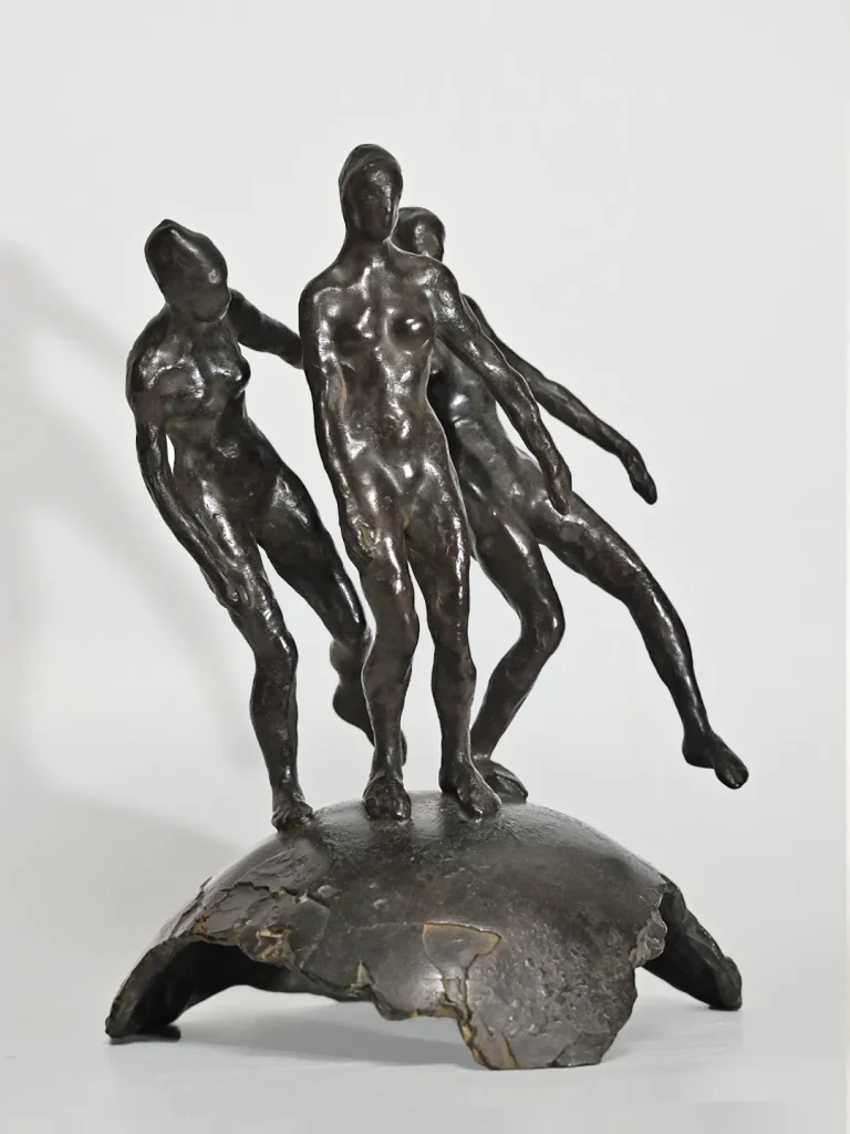 Liberté égalité fraternité vacillantes, bronze