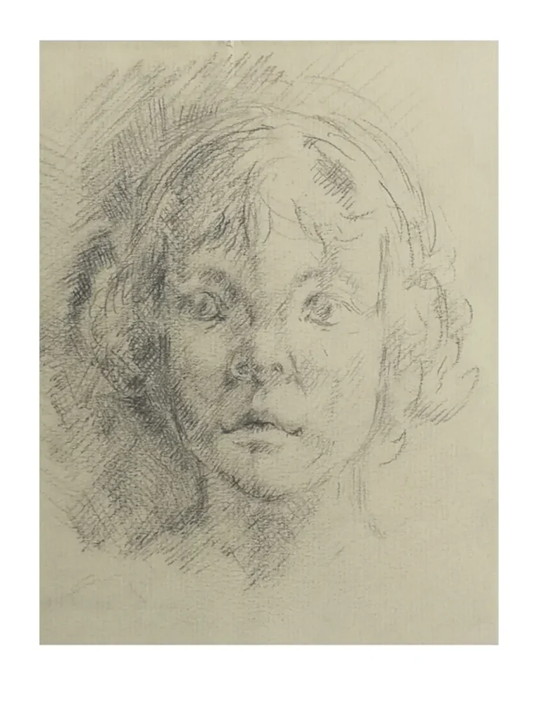 Caroline 1980 – Edith Lafay, Dessin Caroline 1980 - Edith Lafay, Dessin