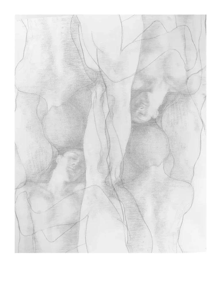 Recomposition numérique de Flottement 3 – Edith Lafay, Dessin Edith Lafay, Dessin - Recomposition numérique de Flottement 3