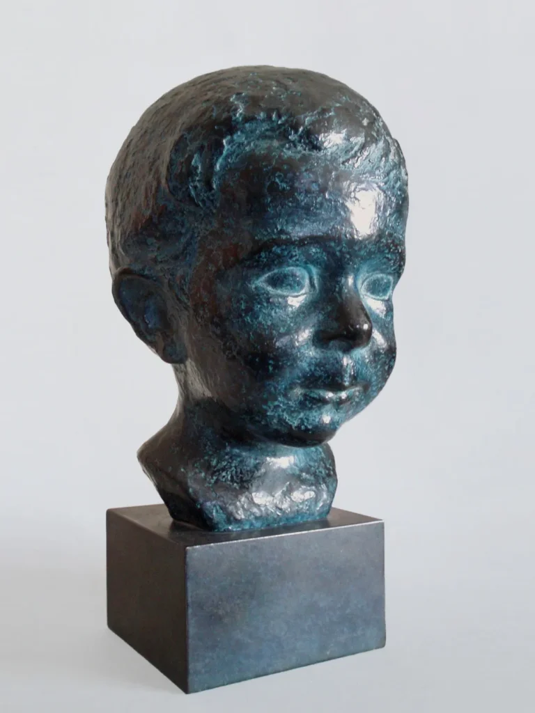 Grégoire, bronze – Edith Lafay sculpture, Buste Grégoire, bronze - Edith Lafay sculpture, Buste