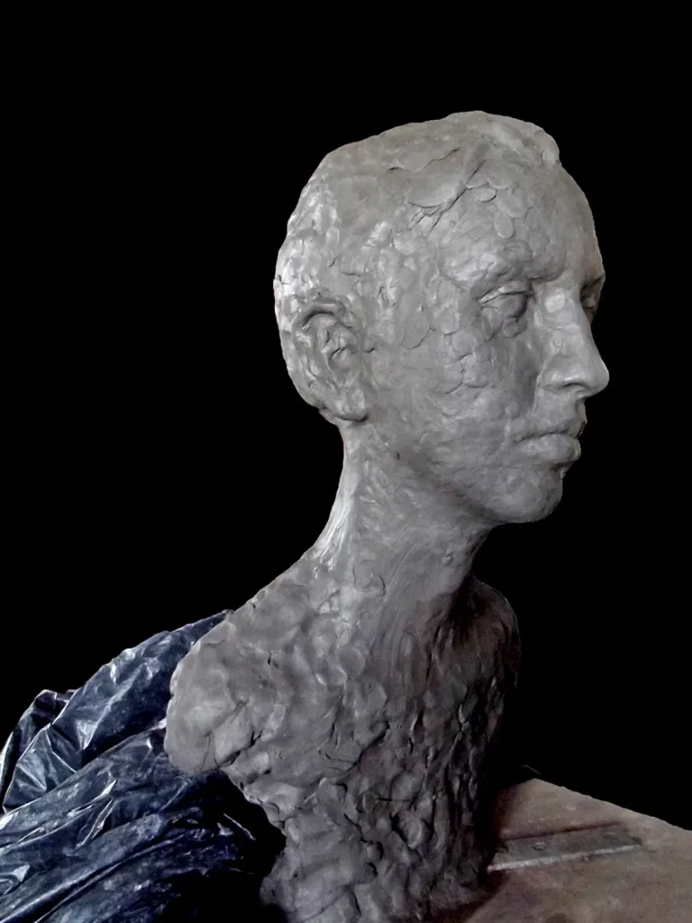 Lucie, 1ere séance – Edith Lafay sculpture, Buste Edith Lafay sculpture, Buste - Lucie, 1ere séance